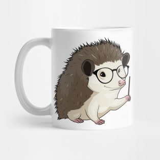 Hedgehog Teacher Pointer Mug